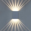 Ver imagem 5 de Kit 2 Arandela 9 Fachos 4w 3000k Ip65 Branco Moderno Bivolt