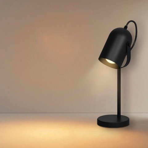 Luminária de Mesa Taschibra Bell Mini E27 Bivolt Preto