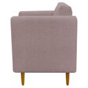 Ver imagem 6 de Kit 2 Poltronas Decorativa Luxo para Sala Recepção Consultório Escritório Aviv Linho Premium