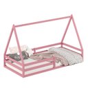 Ver imagem 2 de Cama Montessoriana Madeira Maciça Casa Estrado Sila Rosa Idimex