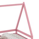 Ver imagem 5 de Cama Montessoriana Madeira Maciça Casa Estrado Sila Rosa Idimex
