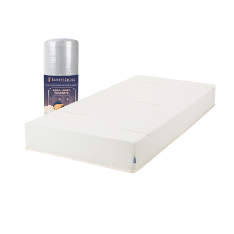 Colchão Sonos Sense Bamboo Solteiro Ortopédico Espuma D45 88x188x19 a Vácuo