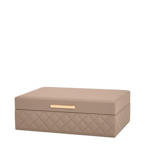 Caixa Decorativa em Mdf com Revestimento em Pu Cinza 26,5cm 18203p Mart