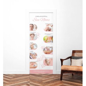 Adesivo Porta Vidro Clínica de Estética Botox