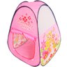Barraca Infantil Toca Dobrável Menina Princesa Cabana Tenda Rosa 50 Bolinhas Brinqway BW135RS - 2