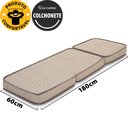 Ver imagem 3 de Puff Multiuso 3 Em 1 Solteiro Espuma Bege BF Colchões