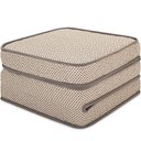 Ver imagem 1 de Puff Multiuso 3 Em 1 Solteiro Espuma Bege BF Colchões