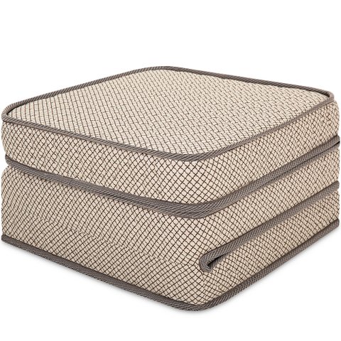 Puff Multiuso 3 Em 1 Solteiro Espuma Bege BF Colchões