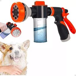 Pistola Pulverizadora Agua Multifunção Reservatório Sabão - 6