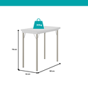 Ver imagem 7 de Conjunto Sala de Jantar Palermo com Mesa e 2 Banquetas 2999 Carraro