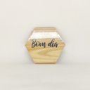 Ver imagem 1 de Tábua mini hexágono ¨Bom dia¨