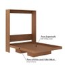 Cama de Casal Articulada com 2 Nichos - Amêndoa - 4