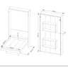 Cama de Casal Articulada com 2 Nichos - Amêndoa - 5