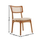 Ver imagem 2 de Conjunto 2 Cadeiras em Madeira Maciça Ravena