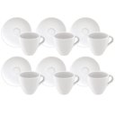 Ver imagem 1 de Kit Xícaras de Café Expresso e Pires Tramontina Paola em Porcelana 95ml 12 Peças