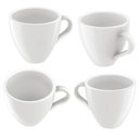 Ver imagem 4 de Kit Xícaras de Café Expresso e Pires Tramontina Paola em Porcelana 95ml 12 Peças