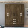 Guarda-Roupa Casal 6 Portas 3 Gavetas Barcelona Colibri - 1