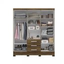 Ver imagem 2 de Guarda-Roupa Casal 6 Portas 3 Gavetas Barcelona Colibri