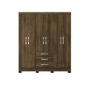 Ver imagem 3 de Guarda-Roupa Casal 6 Portas 3 Gavetas Barcelona Colibri