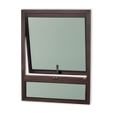 Ver imagem 1 de Maxim-Ar Alumínio 80 x 80 c/Band Confort V.Boreal Marrom Corten Brimak