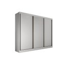 Ver imagem 1 de Guarda Roupa Casal 3 Portas de Correr e 6 Gavetas Toulon Branco - Novo Horizonte