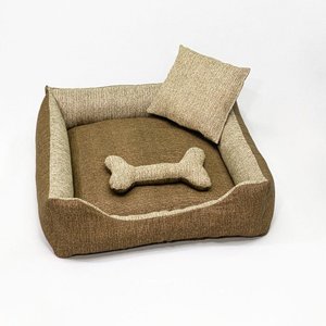 Cama Pet Gorgopet Extra Grande Quadrada Impermeável: Avelã e Cacau