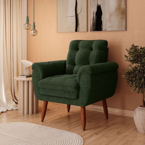 Poltrona Decorativa 1 Lugar Xangai