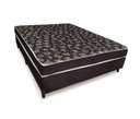Ver imagem 1 de Cama Conjugada Ortopédica Casal 52x138x188– Suede Preto Tampo Japonês Preto