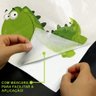 Adesivo de Parede Dinossauro Baby Verde-Pequeno 55x41cm - 3