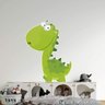 Adesivo de Parede Dinossauro Baby Verde-Pequeno 55x41cm - 1