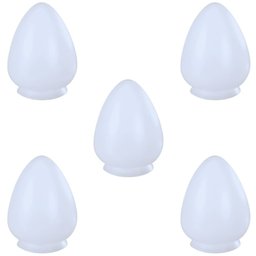 Kit Com 5 Globos Pera Para Ventilador De Teto ou Lustre com Boca de 10 cm - 5