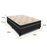 Cama Box Casal Conjugada Ortopédico Bambu Direto da Fabrica - 2