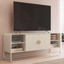 Ver imagem 2 de Rack Bancada Organica TV 55 pol 150 cm 28070 Off White Artesano