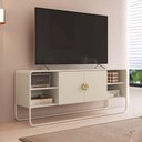 Ver imagem 6 de Rack Bancada Organica TV 55 pol 150 cm 28070 Off White Artesano