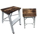 Ver imagem 2 de Kit 2 Mini Escada Banqueta Alumínio Dobrável 1 Degrau