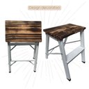 Ver imagem 5 de Kit 2 Mini Escada Banqueta Alumínio Dobrável 1 Degrau