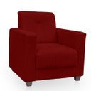 Ver imagem 5 de Kit Poltrona Cadeira para Sala Confortável Reforçada Veneza Suede