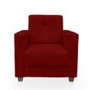 Ver imagem 4 de Kit Poltrona Cadeira para Sala Confortável Reforçada Veneza Suede