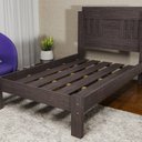 Ver imagem 4 de Cama de Solteiro 100% MDF 117x95,8cm Marina Marrom/Mocaccino