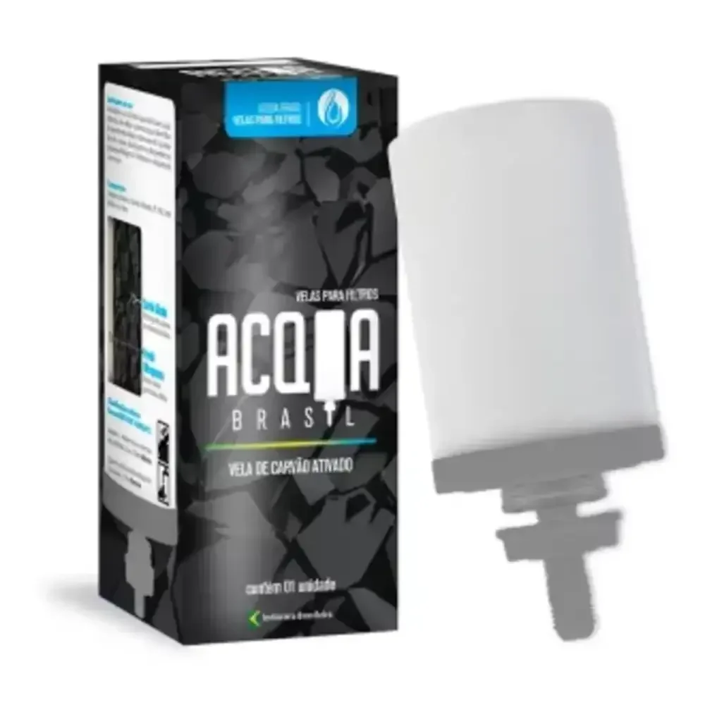 Vela Acqua Brasil de Carvão Ativado para Filtro Barro - 4