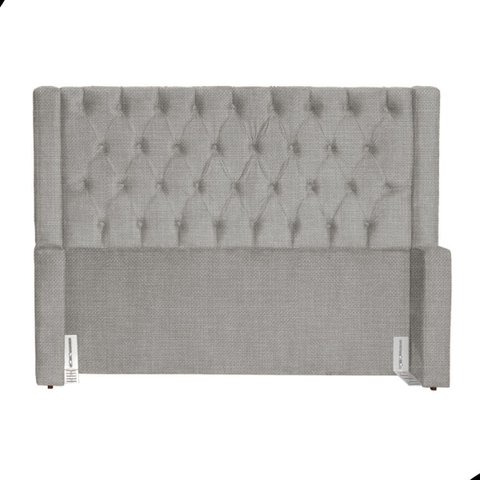 Cabeceira de Cama Box Estofada 140 Cm Casal Linho Emma