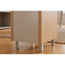 Ver imagem 3 de Gabinete Cozinha Modulado Condessa 3 Gavs 40cm Carvalho/Titânio Nesher