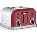 Ver imagem 2 de Cuisinart Torradeira Clássica 4 Fatias Aço Inox Vermelho Metálico