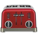 Ver imagem 1 de Cuisinart Torradeira Clássica 4 Fatias Aço Inox Vermelho Metálico