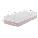 Ver imagem 2 de Colchão Espuma Ortopédico Solteiro 34x88x188cm Marte Rose - Casa Giulia