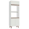 Torre Quente Madesa Reims 70 cm 3 Portas Branco Cor:Branco - 1