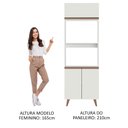 Ver imagem 5 de Torre Quente Madesa Reims 70 cm 3 Portas Branco Cor:Branco