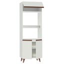 Ver imagem 3 de Torre Quente Madesa Reims 70 cm 3 Portas Branco Cor:Branco