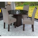 Ver imagem 1 de Conjunto Mesa Redonda com 4 Cadeiras New Ametista Talismã