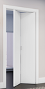 Ver imagem 1 de Porta Camarão Lisa 210x72 com Fundo Primer Branco Completa Bat 12 Pinus Desmontada